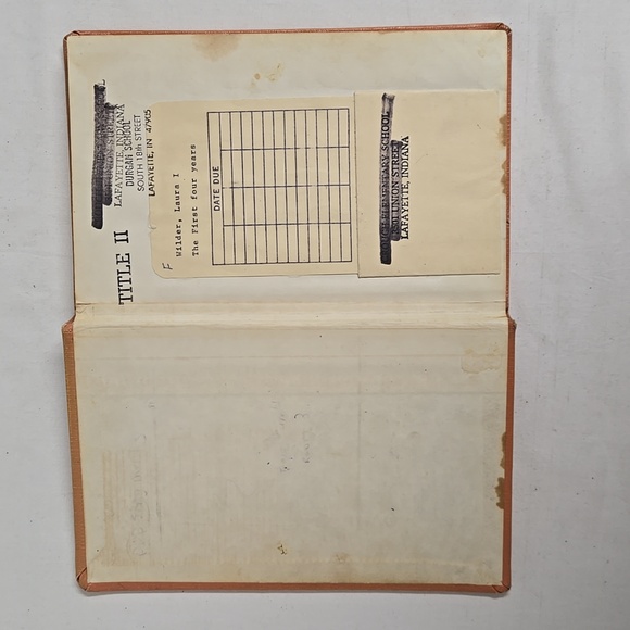 Vintage OLD 1971 Hardback Book The First Four Years Laura Ingalls Wilder - Picture 6 of 16